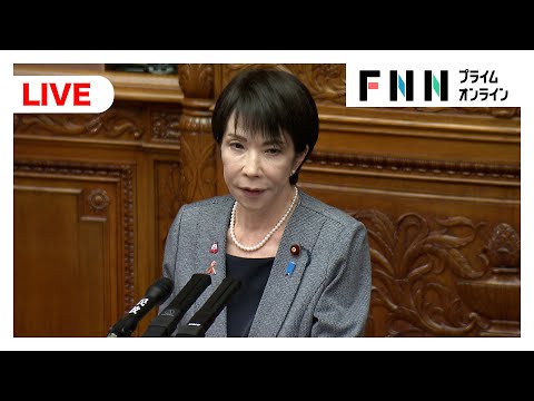 【ライブ】参院本会議で与野党代表質問