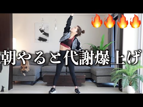 【1日1回】代謝爆上げ朝ストレッチ運動前ウォーミングアップストレッチ🔥【動的ストレッチ】