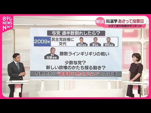 【解説・衆院選】政権交代までいくのか？ 与党で過半数維持はギリギリの情勢