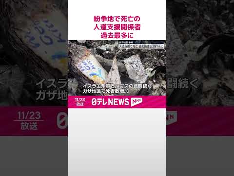 【過去最悪の281人に】世界の紛争地で死亡の人道支援関係者 #shorts