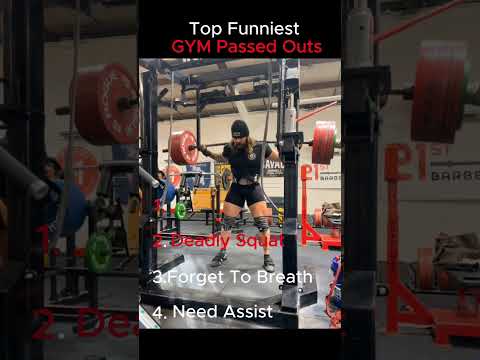 Top 4 Lifters Who Passed Out Mid-Rep 😵💪 #shorts #funnyshorts #gymfails