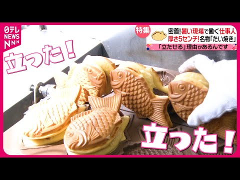 【アツっ】夏でも売れる“自立する”たい焼きの秘密！汗だくで頑張る「暑い現場で働く仕事人」『every.特集』