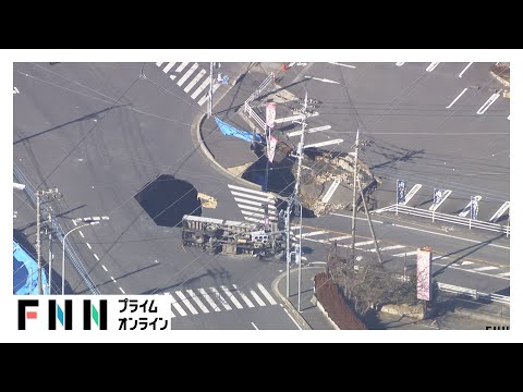 陥没した穴のガス管が損傷する可能性も…転落したトラック男性運転手（74）が安否不明に　二次災害の恐れもあり救助は難航　埼玉・八潮市