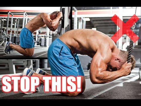 How to PROPERLY Cable Crunch to Shape Your Abs (How to Kneeling Cable Abdominal Crunch)