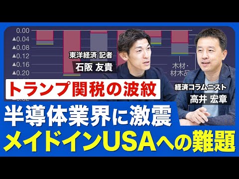 【半導体業界を襲うトランプ関税】設備投資の“お約束合戦”は有効か／AI投資の過熱で「バブル崩壊」への懸念／トランプが狙う「メイドインUSA」の実現性／アメリカと中国「覇権争い」の勝者は