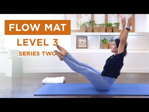 Flow Mat - Pilates Matwork Level 3 - 50 min - Full body workout, tone &amp; shape the legs, core &amp; arms