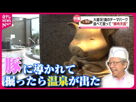 【豚のおかげ】温泉まである牧場直営グルメ天国!とんかつ・ステーキを食べつくす「食のテーマパーク」『every.特集』