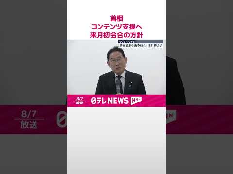 【岸田首相】コンテンツ産業支援へ「映画戦略企画委員会」来月初会合の方針 #shorts