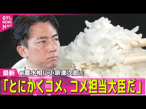 【コメ価格】“続投”から一転…江藤農水相が辞任　後任には小泉元環境相起用へ ──経済ニュースライブ（日テレNEWS LIVE）