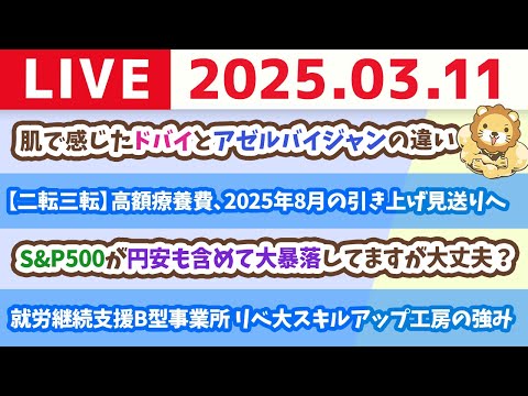 【お金の授業2周目p48〜まだまだあるぞ！健康保険のメリット】お金のニュース：【二転三転】高額療養費、2025年8月の引き上げ見送りへ【3月11日 8時30分まで】