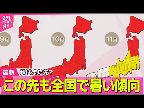 【気象】秋はまだ先？　北海道は大雨道路冠水も　土砂崩れも…── ニュースライブ（日テレNEWS LIVE）