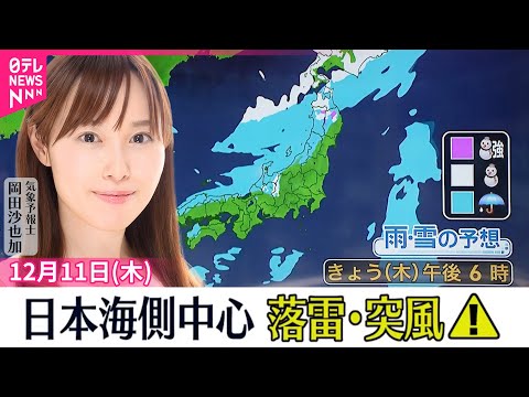 【天気】関東は午後は晴れ 北海道は広く雪や雨、ふぶく所が