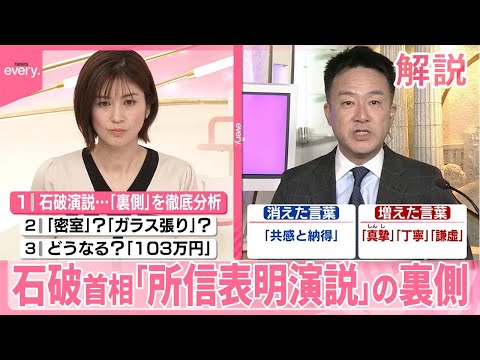 【解説】石破首相「所信表明演説」の裏側 少数与党の異例の国会は…