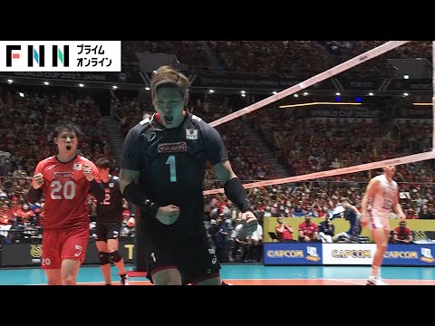 【スーパープレー映像・西田有志】最高得点16点をたたき出したアタック4連発＋執念のワンハンドレシーブで逆転！セルビア戦まとめ【パリ五輪予選/W杯バレー】