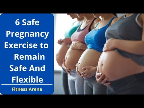 6 Safe Pregnancy Exercise | Pregnancy Exercise For Normal Delivery #shorts