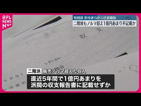 【二階派“パーティー収入”】ノルマ超え1億円あまり不記載か 特捜部が担当者らから任意聴取