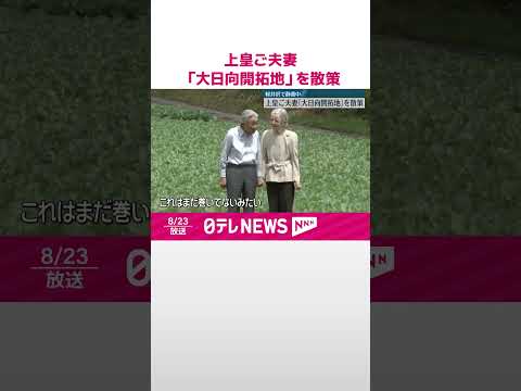 【上皇ご夫妻】「大日向開拓地」を散策 軽井沢町で静養中 #shorts