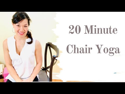 Gentle Chair Yoga - Easy for beginners and seniors - 20min