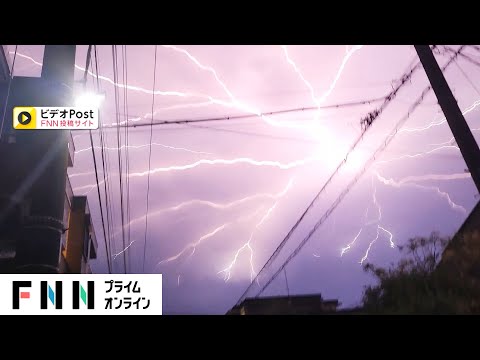 6時間でおよそ1万1500回　関東各地で真夜中の雷
