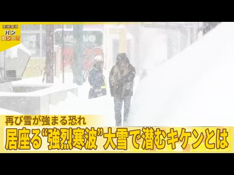 【ピーク再び】列島に居座る強烈寒波… 気温差で「もろい層」雪崩を誘発『バンキシャ！』