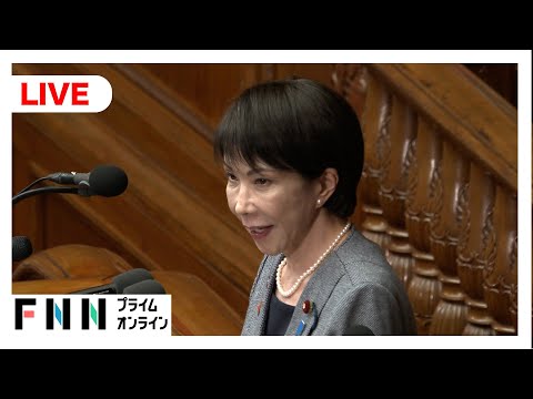 【ライブ】参院本会議で与野党代表質問