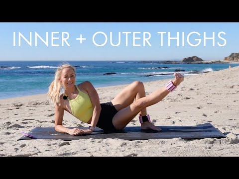 20 Min Inner + Outer Thighs Slimming Workout (Lying Down Exercises Only, No Equipment)