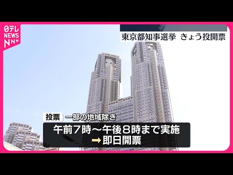 【東京都知事選挙】きょう投開票