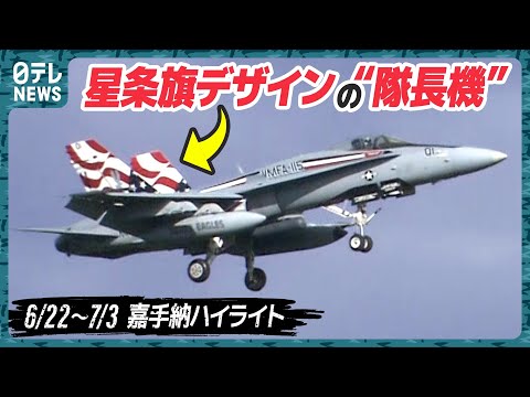 【隊長機】星条旗ペイントのF/A-18飛来！派手なワケ…嘉手納を定点観測【基地ウォッチ18】