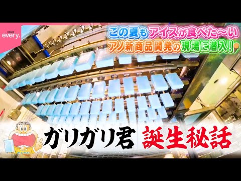【秘密】ガリガリ君の巨大工場に潜入！真夏のひんやりアイス舞台裏『every.特集』
